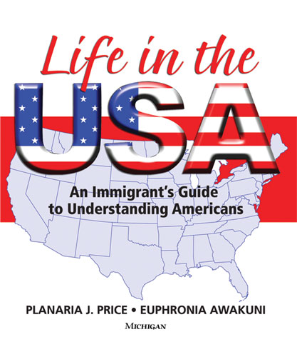The book cover of Life in the USA. The book cover of Life in the USA.