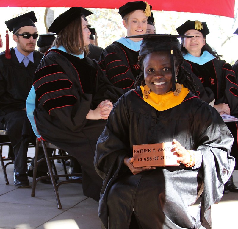 The black graduate of CAES at UGA. 